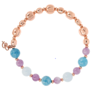 Bracelet Bronzallure Femme Variegata in  Alliage Métallique Quarzo WSBZ02091LIGHTBLUE - WSBZ02091LIGHTBLUE